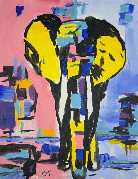 Yellow Was His Color — 11x14 in.