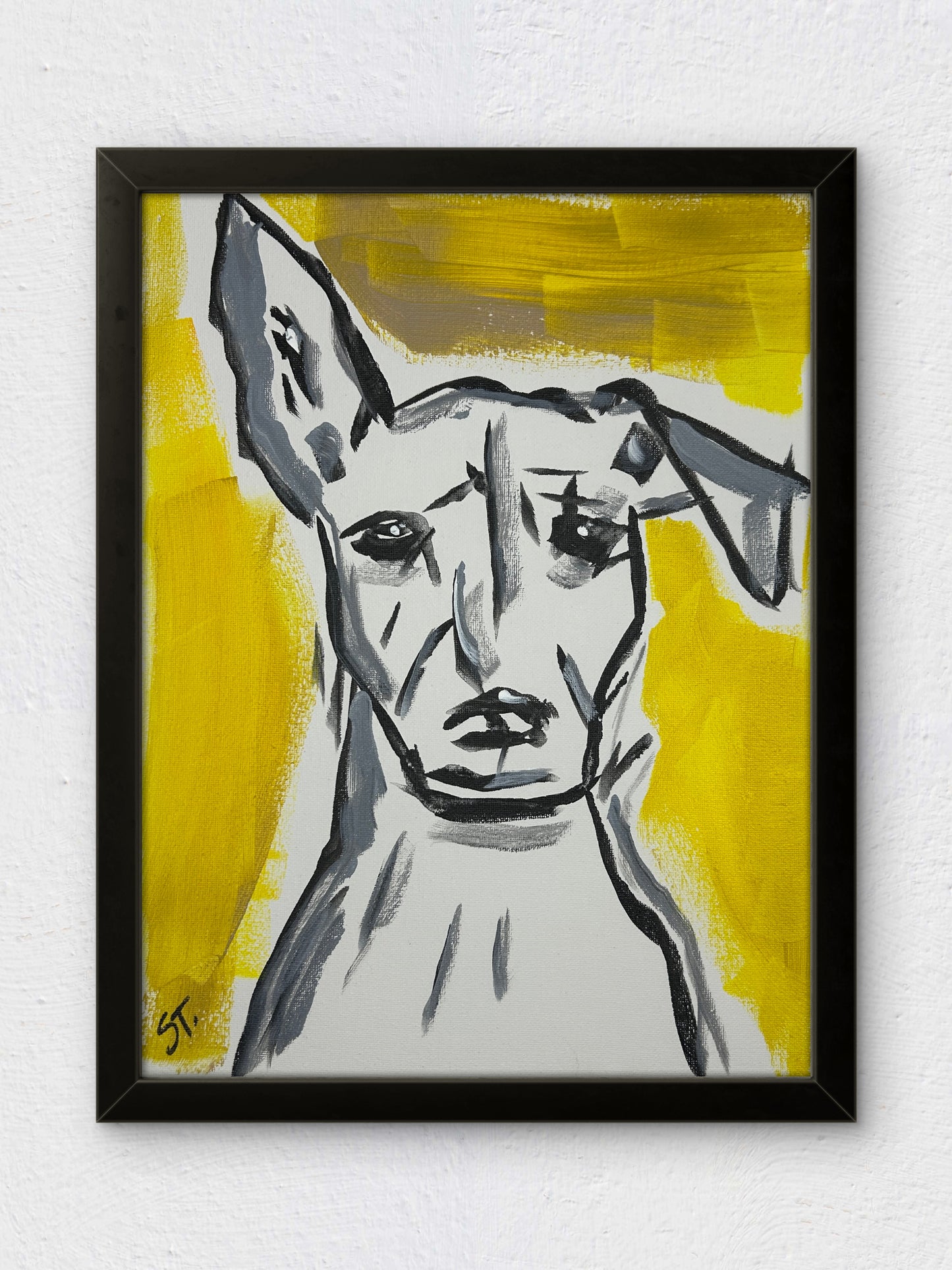 Portrait of Someone Who Heard a Noise — 11x14 in.