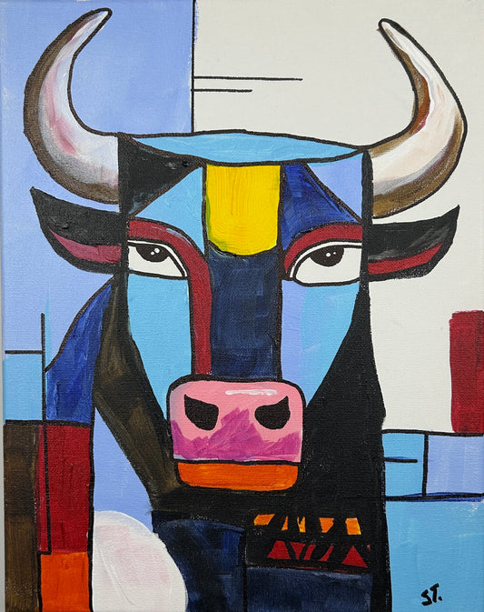 The Bull Was Not Asked — 11x14 in.