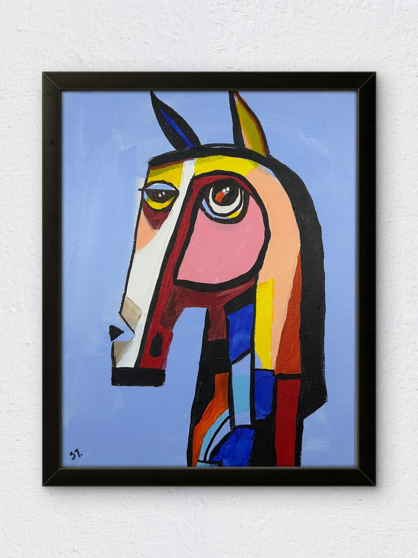 A Long Face, Technically — 11x14 in.