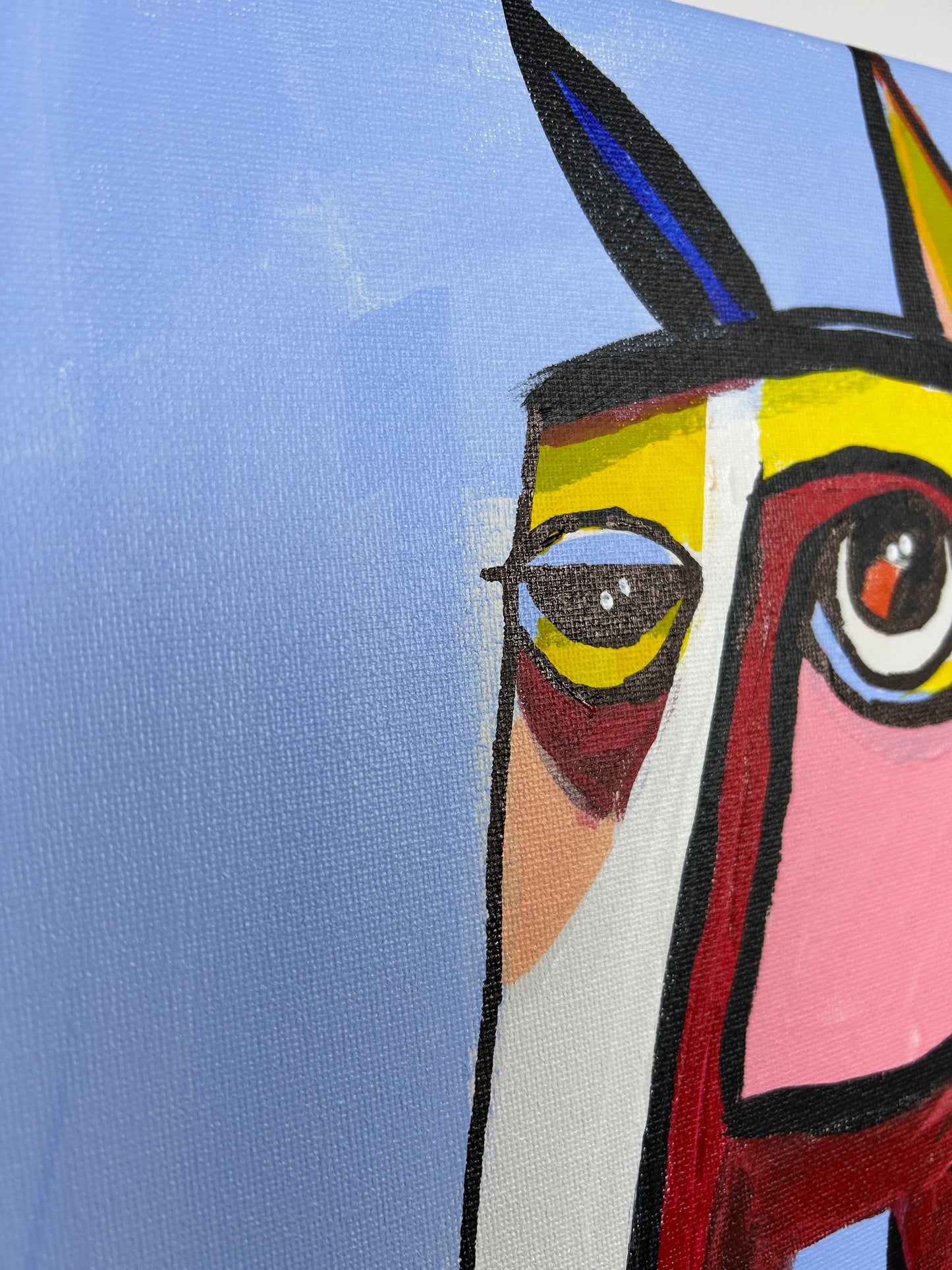 A Long Face, Technically — 11x14 in.