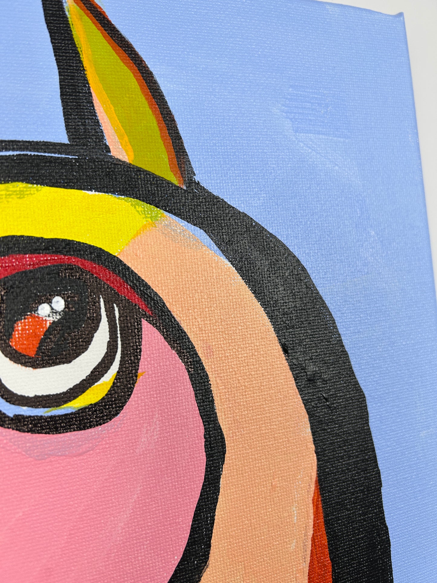 A Long Face, Technically — 11x14 in.