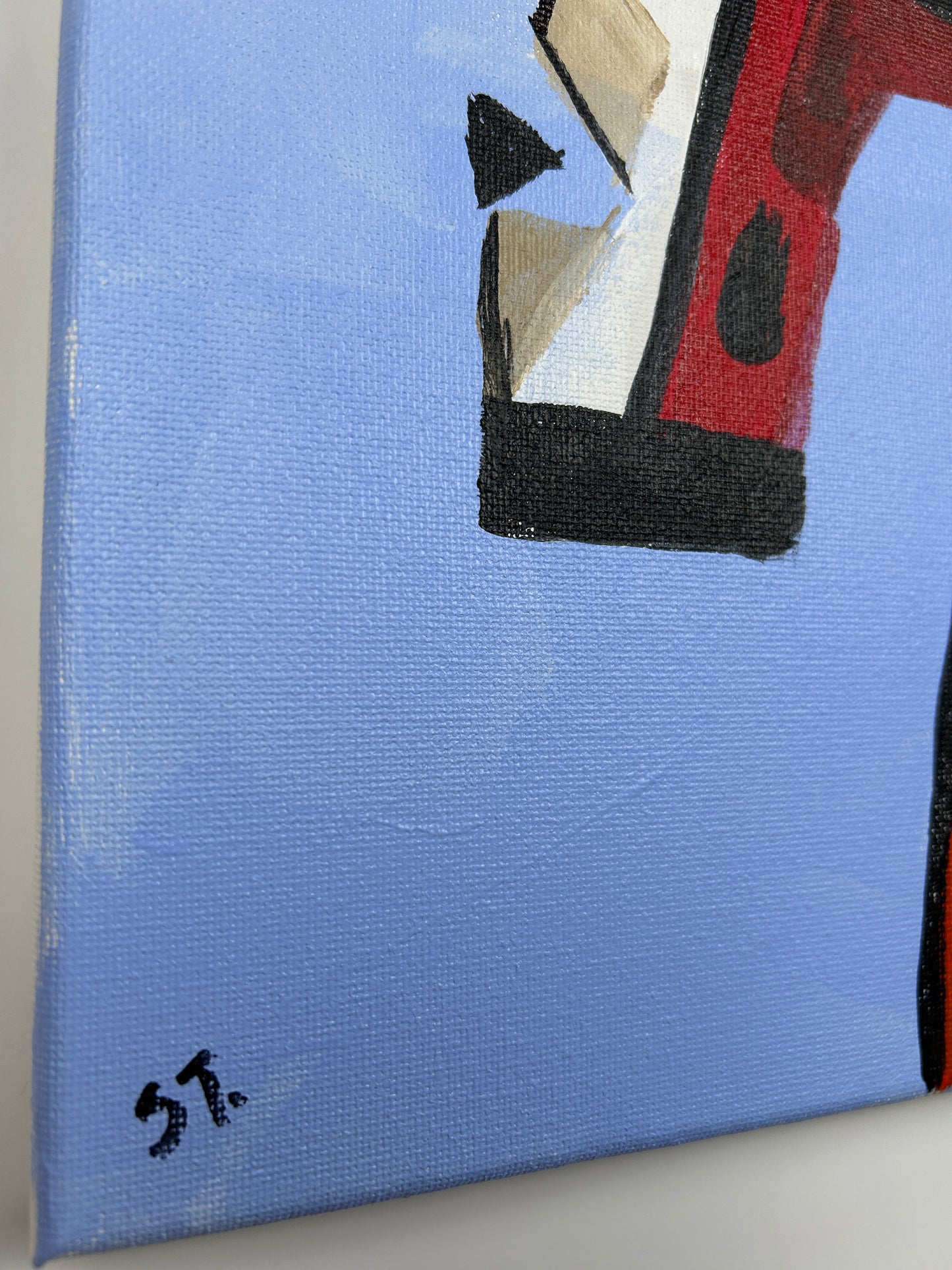 A Long Face, Technically — 11x14 in.