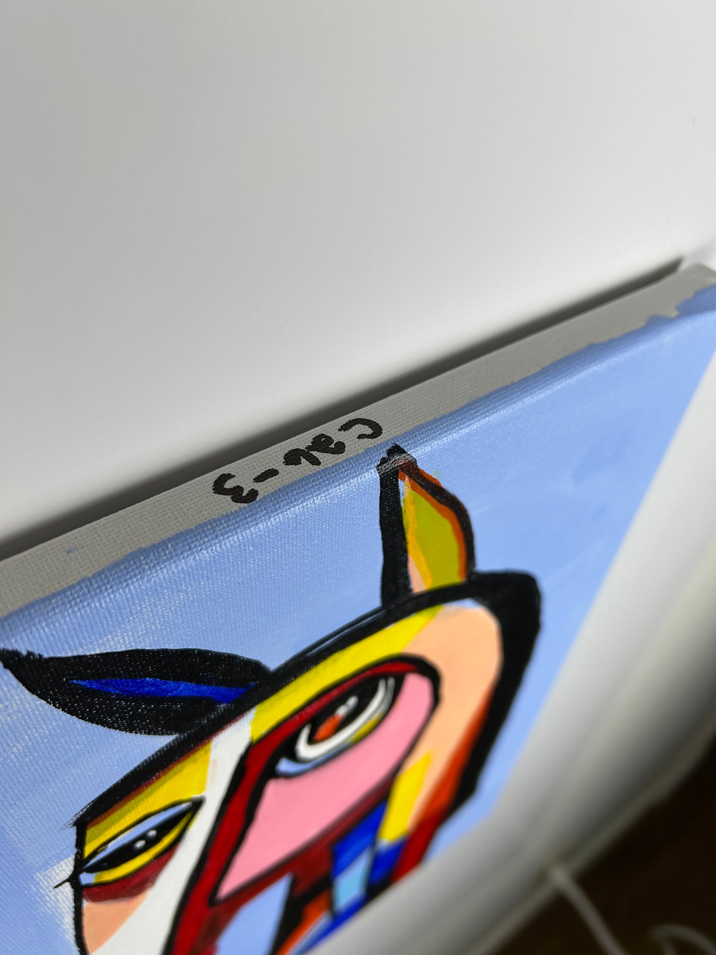 A Long Face, Technically — 11x14 in.