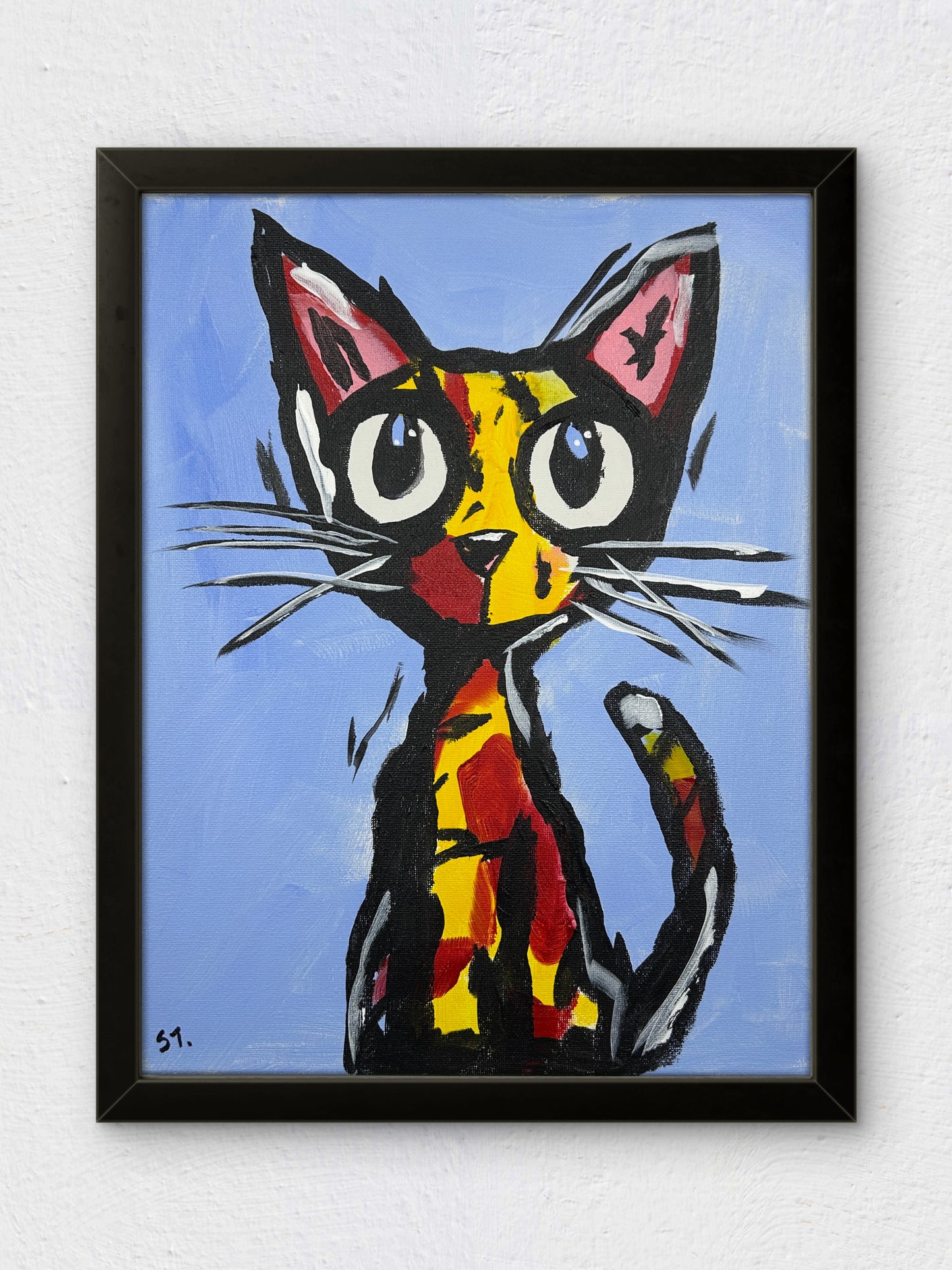 The Cat Seems Fine — 11x14 in.