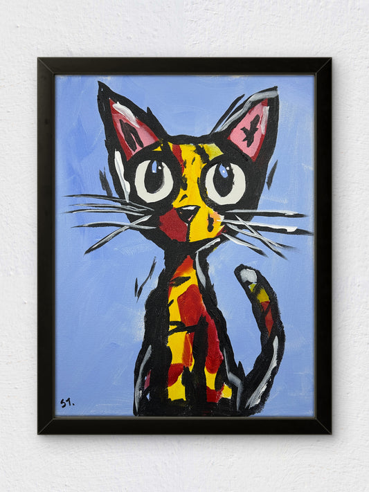 The Cat Seems Fine — 11x14 in.