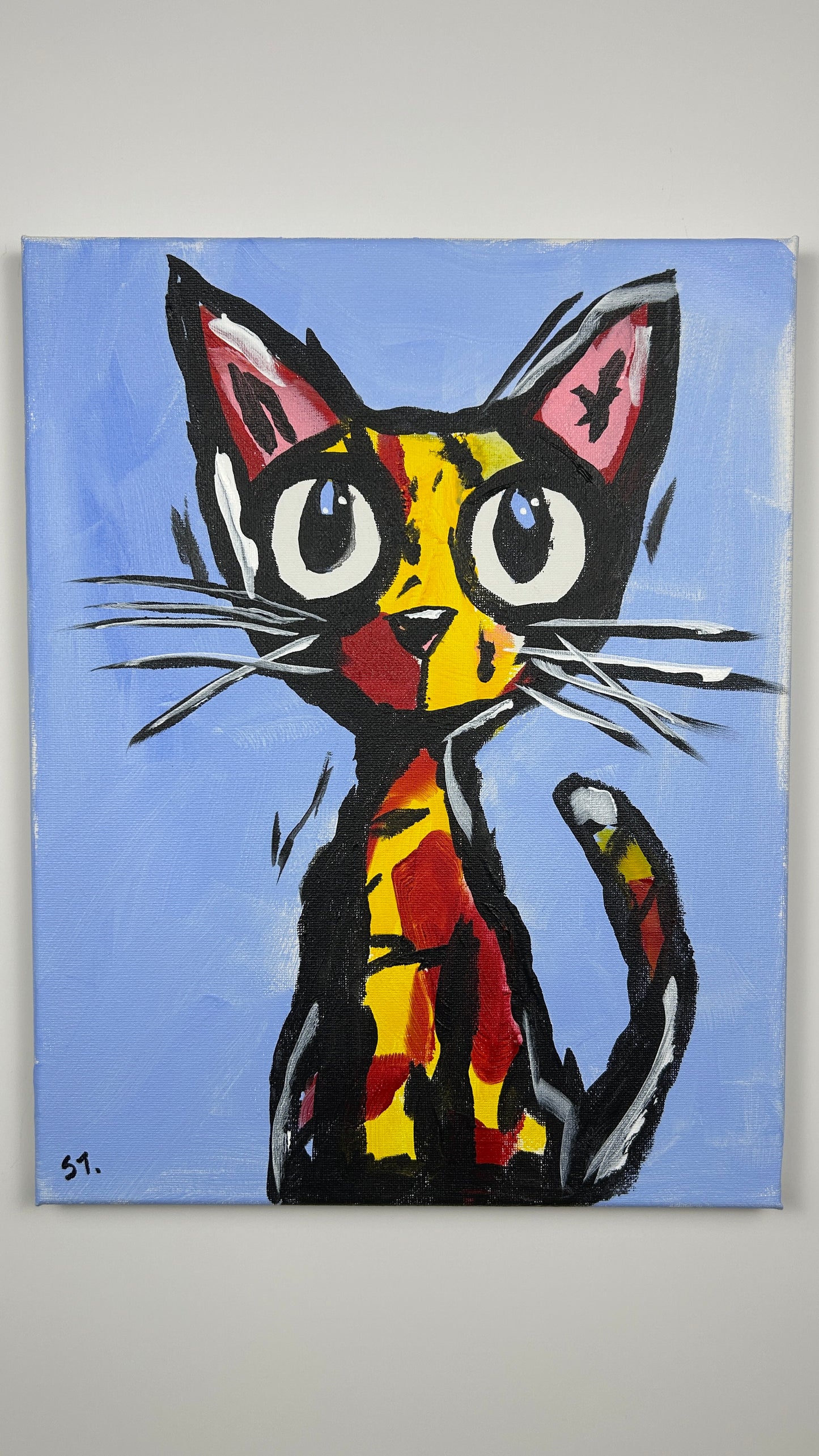 The Cat Seems Fine — 11x14 in.