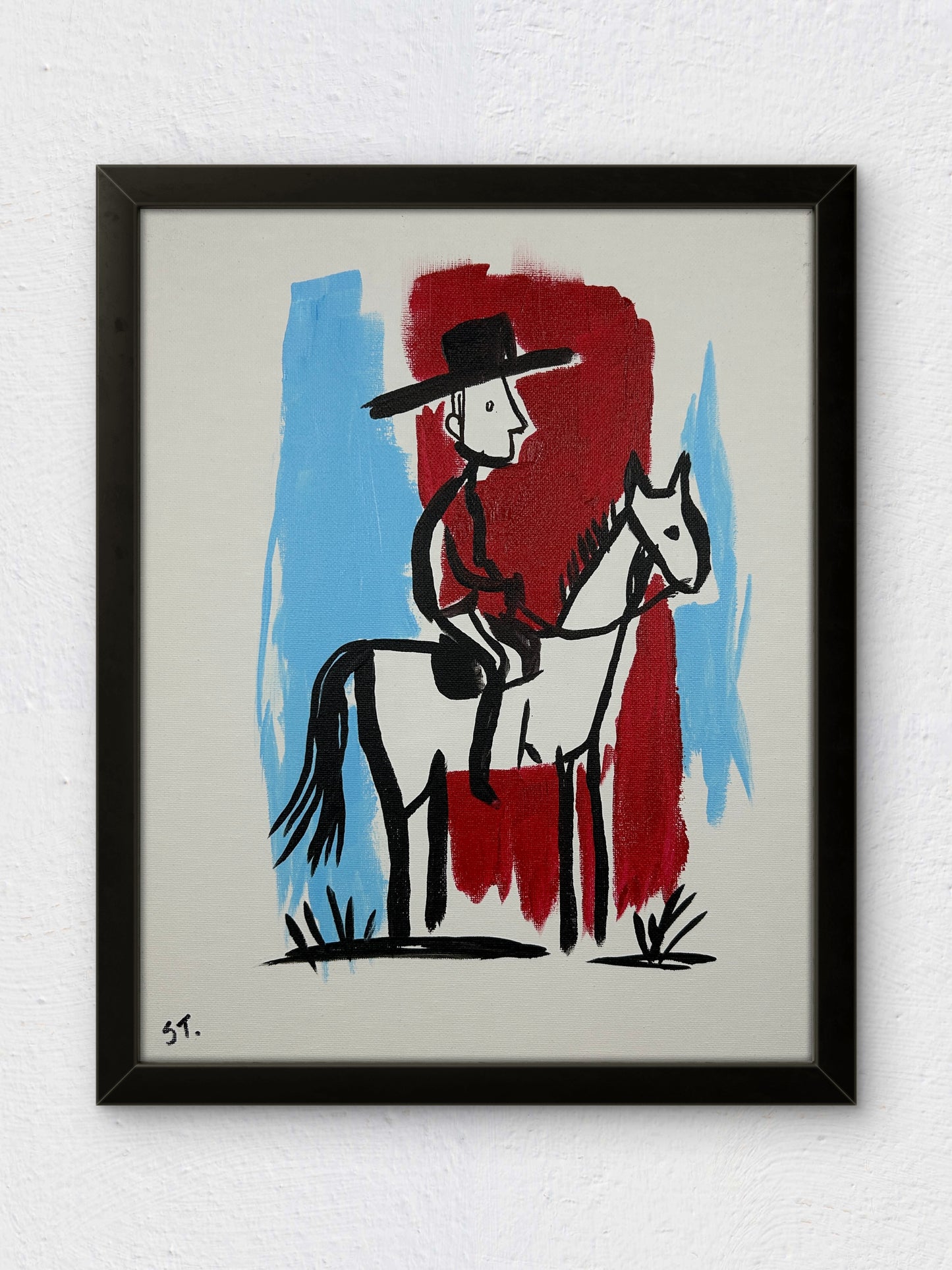 The Hat Does Most of the Talking — 11x14 in.