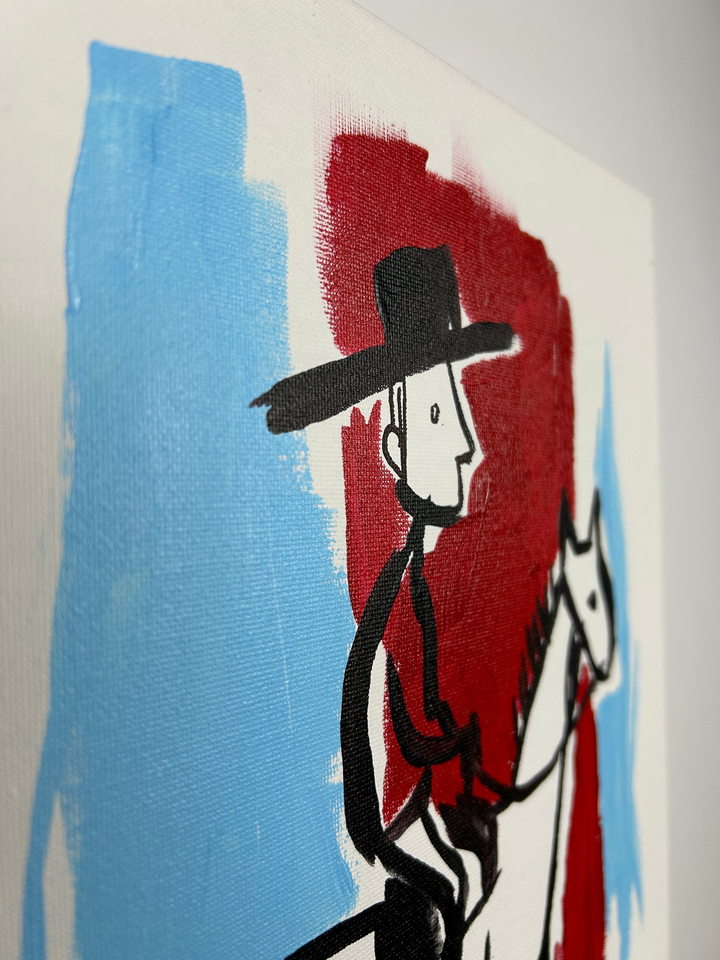 The Hat Does Most of the Talking — 11x14 in.