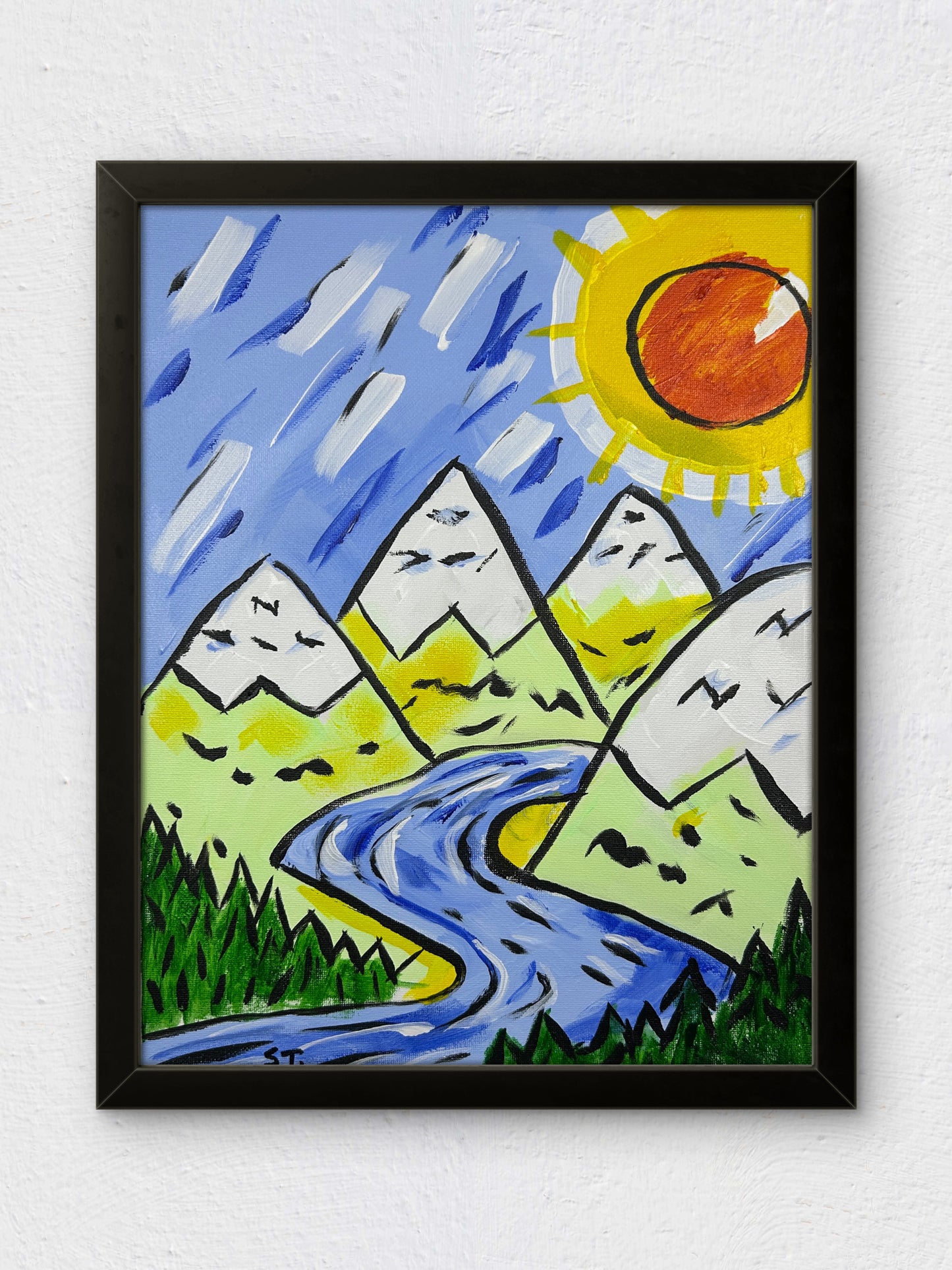 The Mountains Were Bigger in My Memory — 11×14 in.