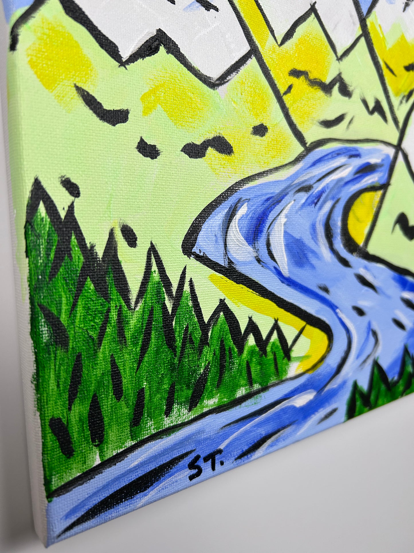 The Mountains Were Bigger in My Memory — 11×14 in.