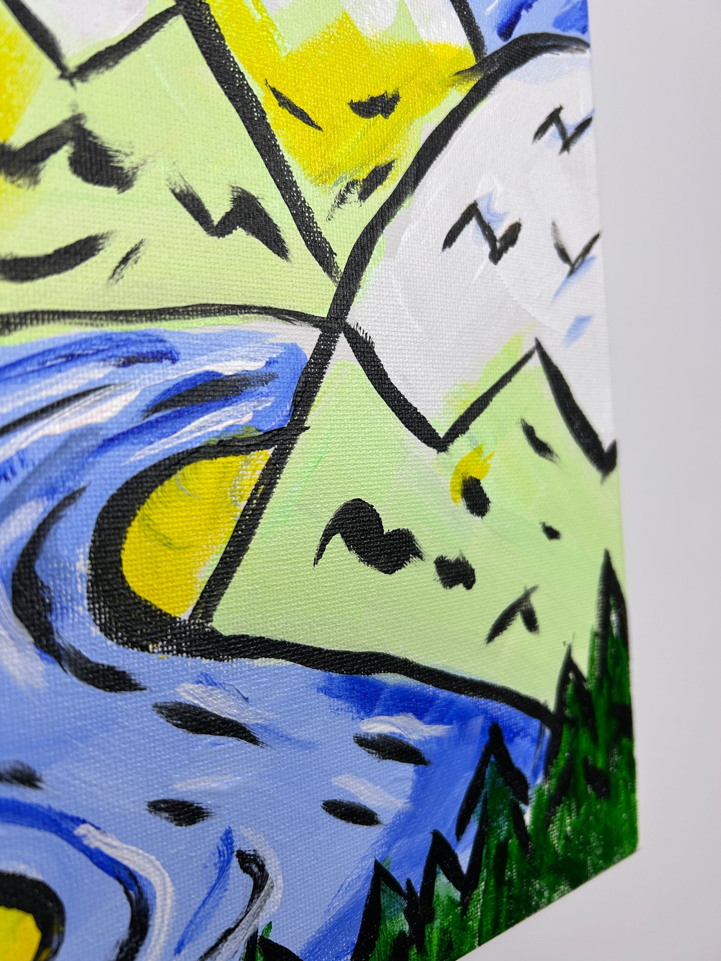The Mountains Were Bigger in My Memory — 11×14 in.