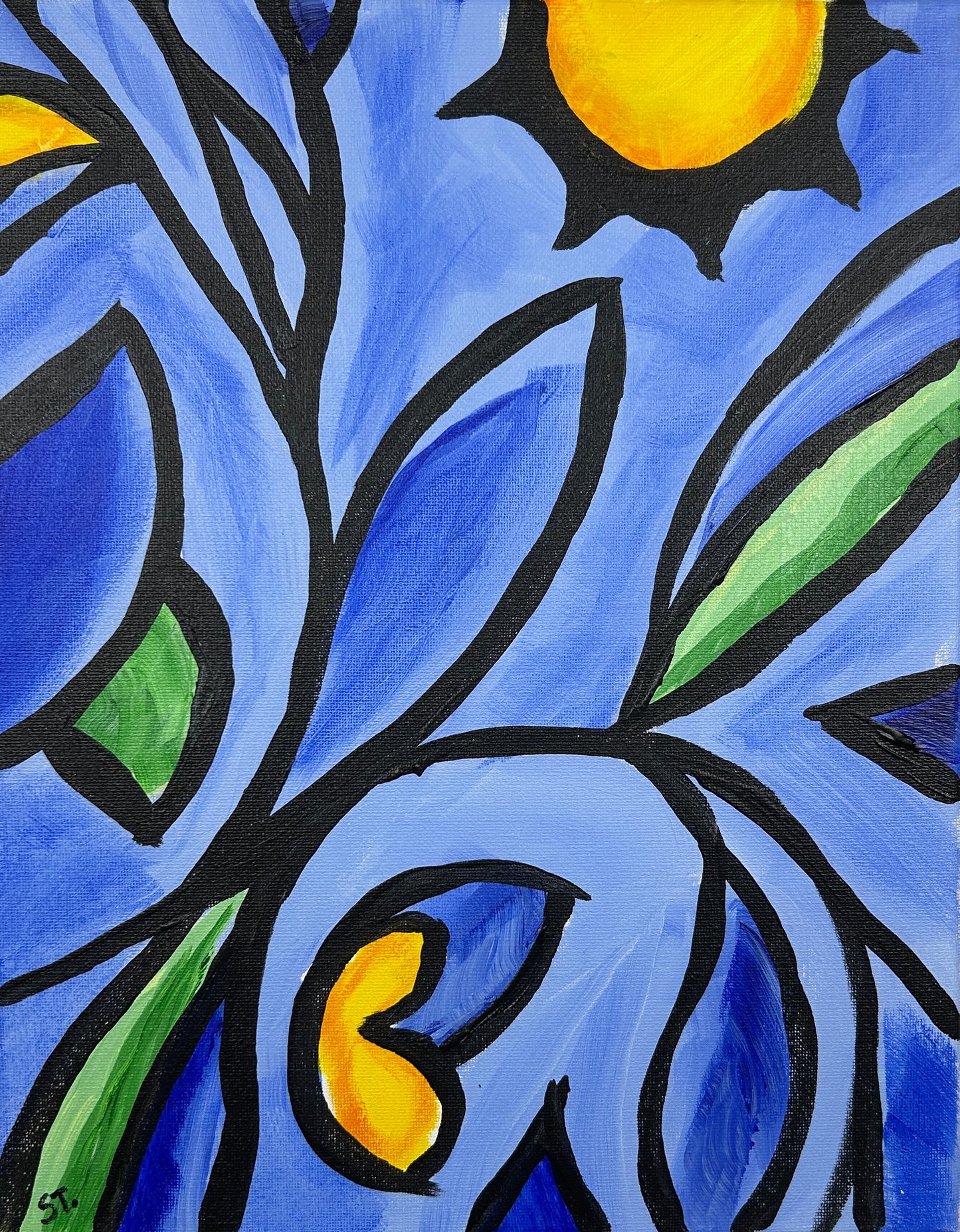 Enthusiastic Foliage — 11x14 in.