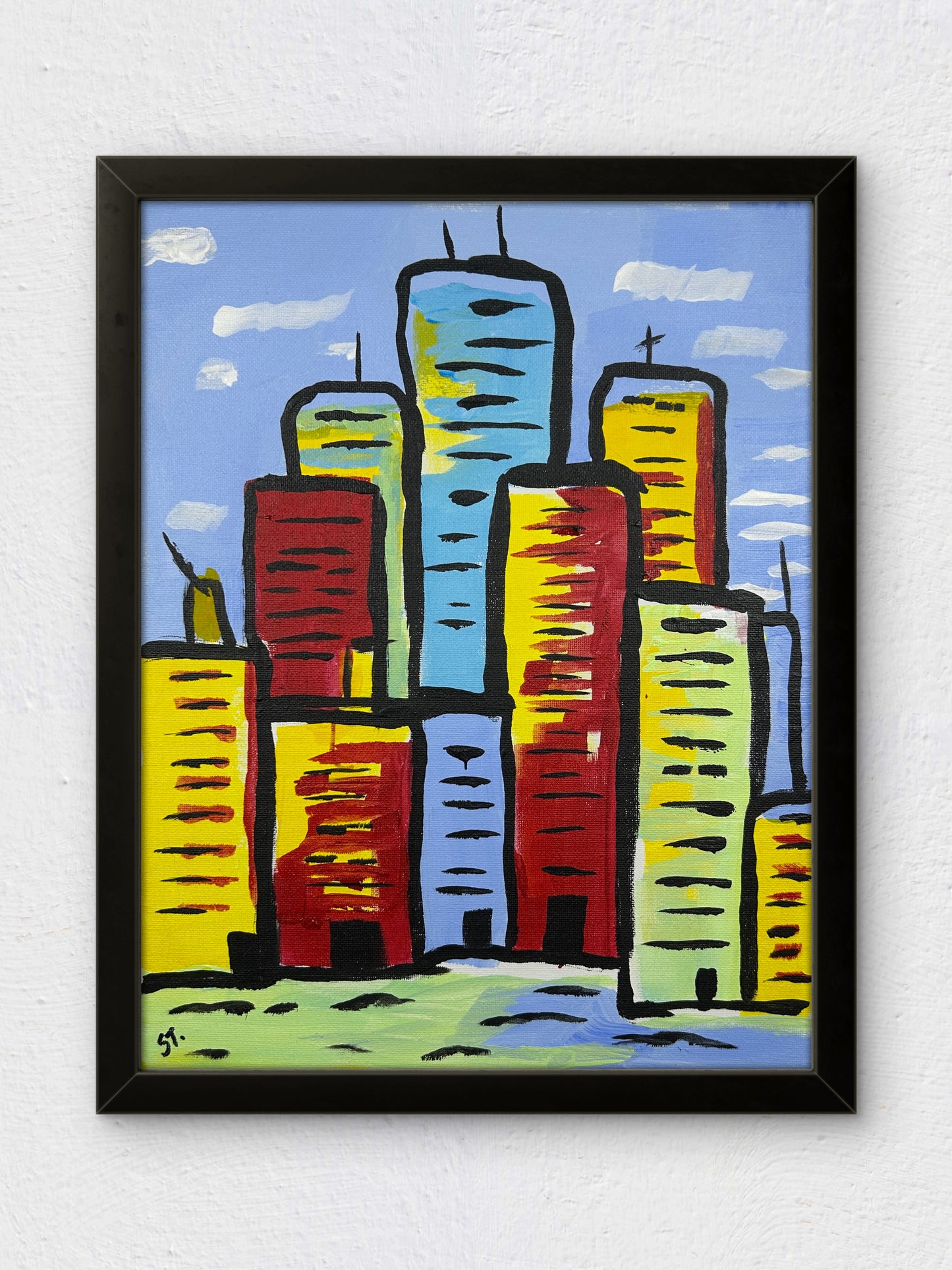 Everyone Had Somewhere to Be — 11x14 in.