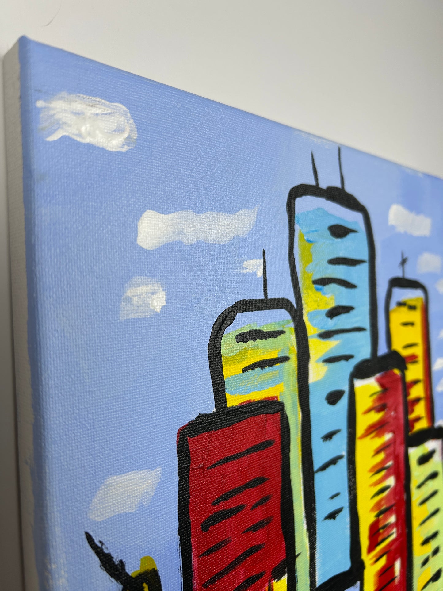 Everyone Had Somewhere to Be — 11x14 in.