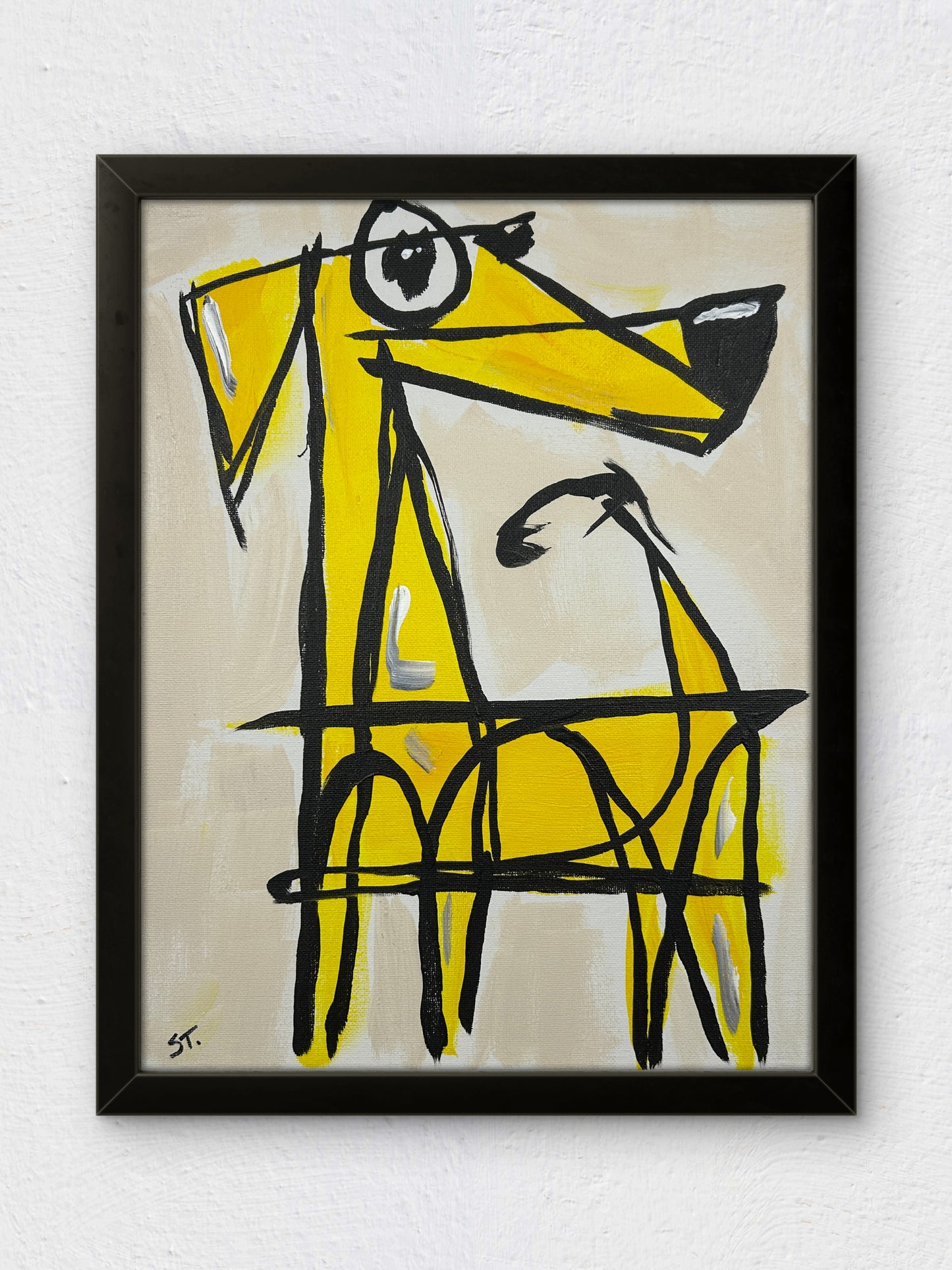Yellow Dog — 11×14 in.
