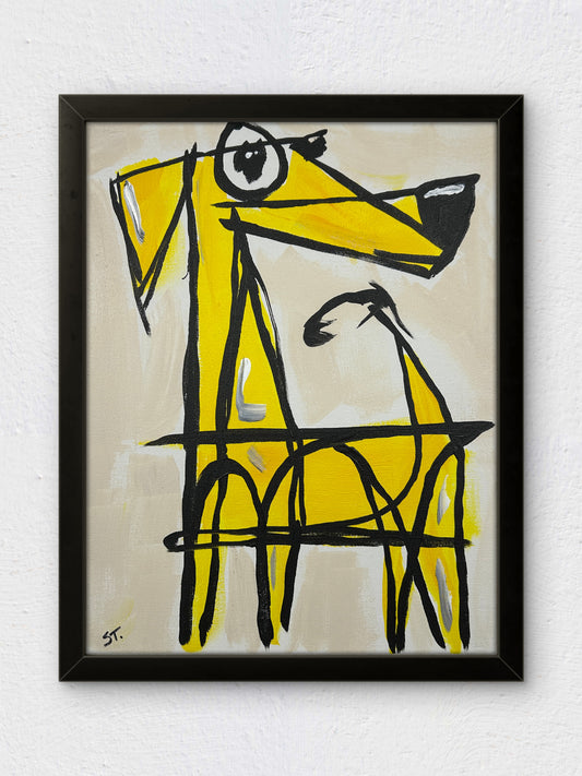 Yellow Dog — 11×14 in.