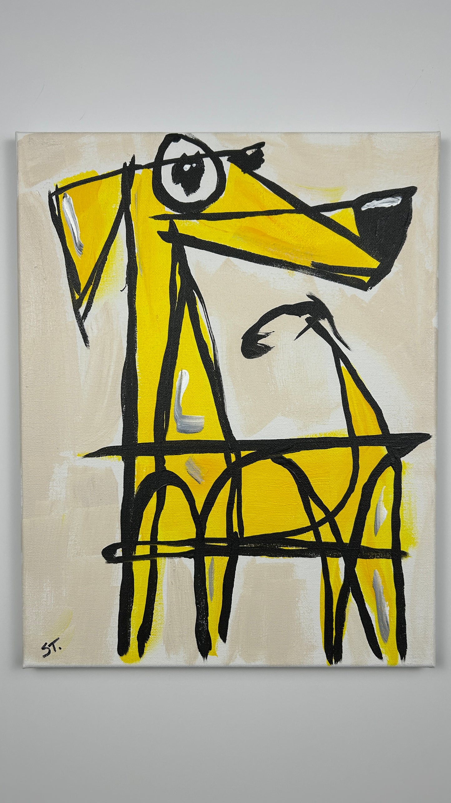 Yellow Dog — 11×14 in.