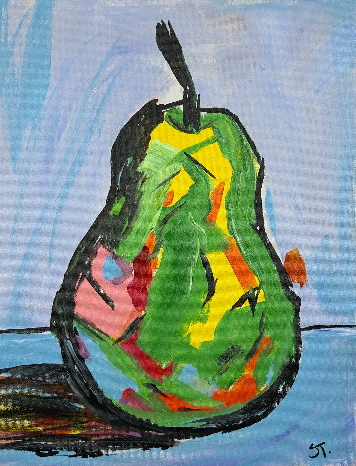 The Imprudent Pear  — 11×14 in.