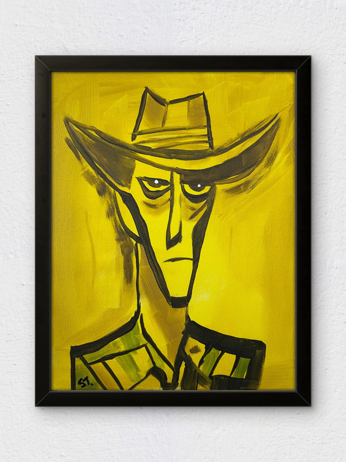 He's Seen Some Things — 11×14 in.