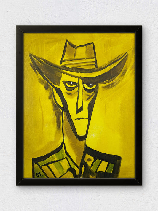 He's Seen Some Things — 11×14 in.