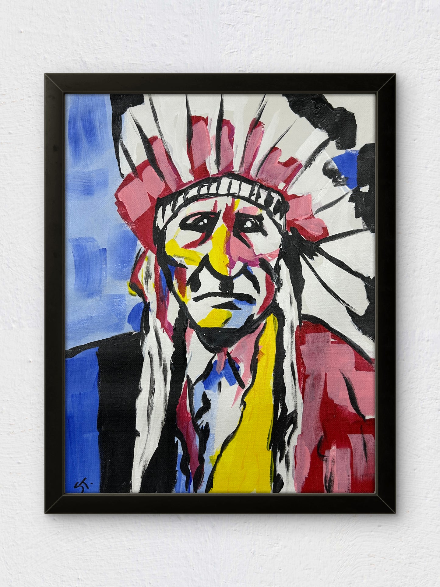 The Smoke Signal Was Misread — 11x14 in.