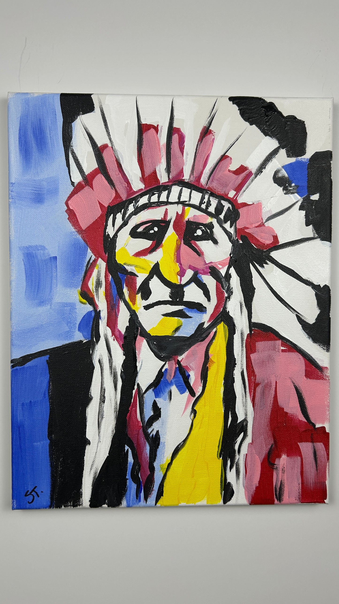 The Smoke Signal Was Misread — 11x14 in.