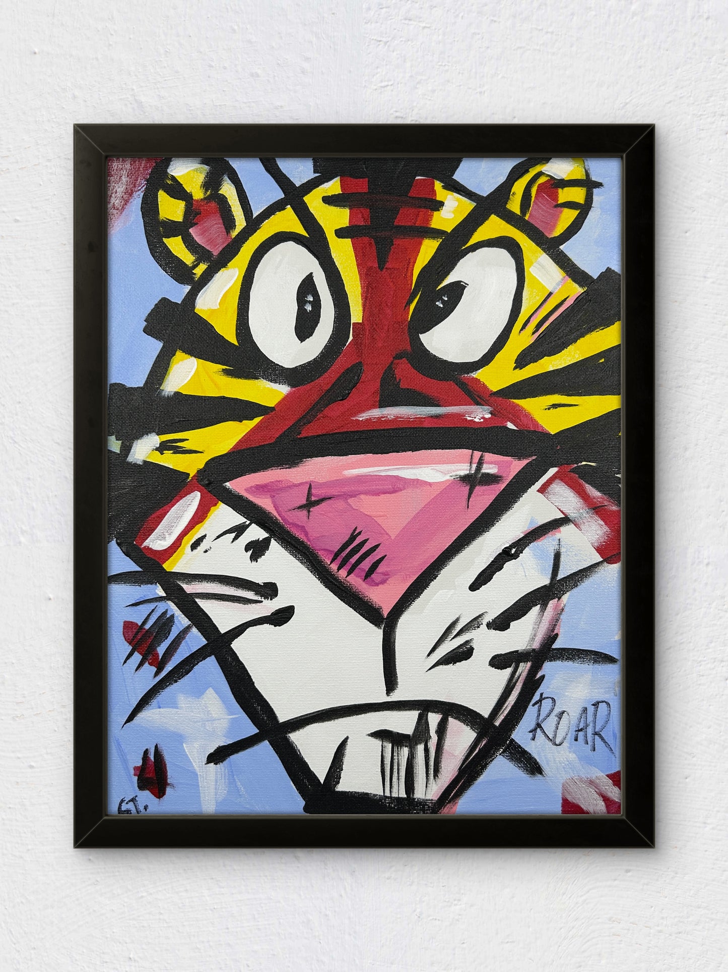 The Meeting Started Without Him — 11×14 in.