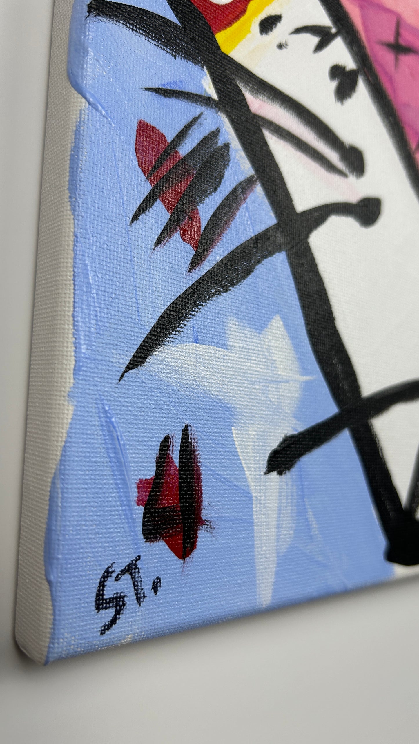 The Meeting Started Without Him — 11×14 in.