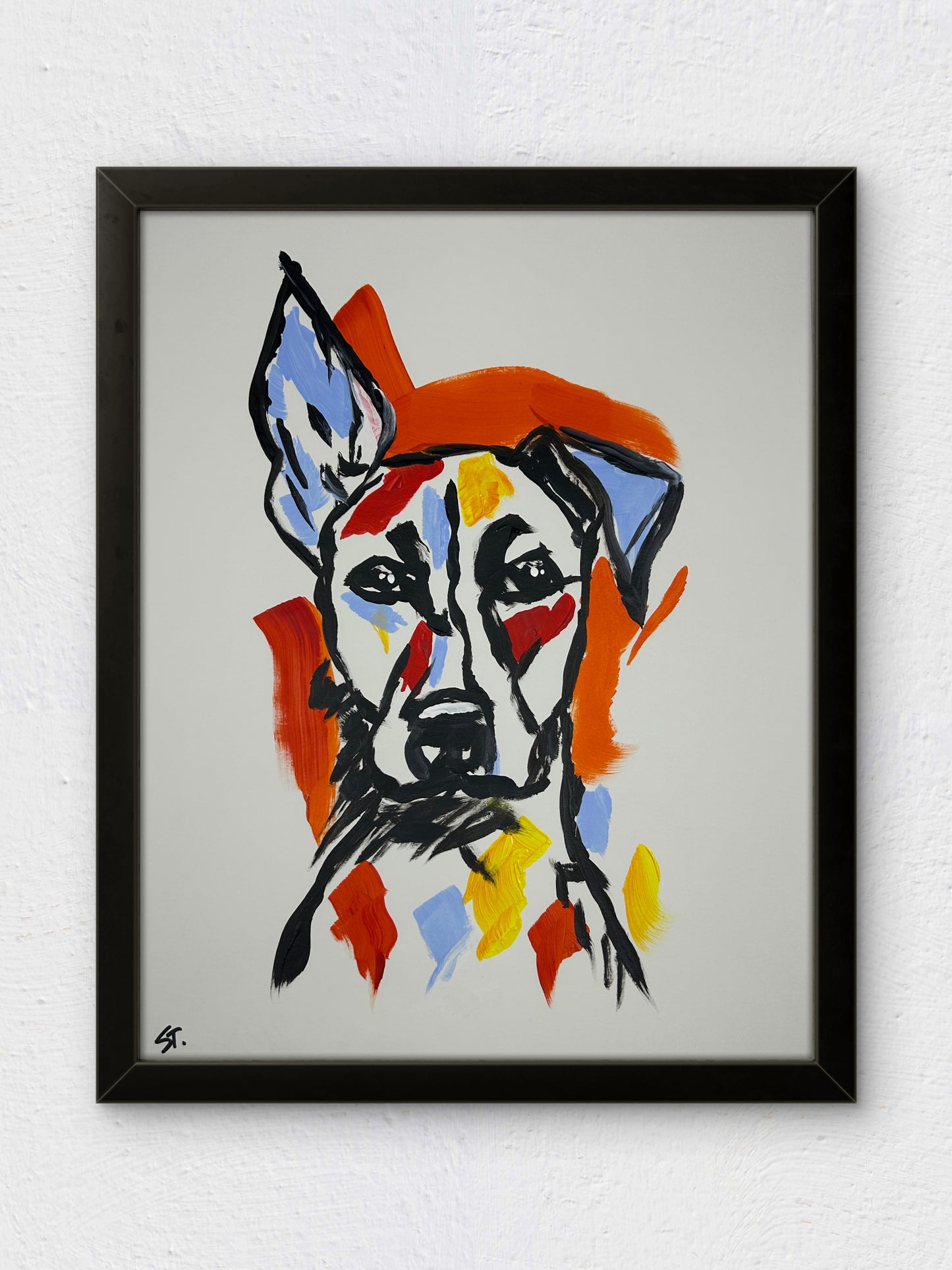 Dog Painted on a Tuesday — 11x14 in