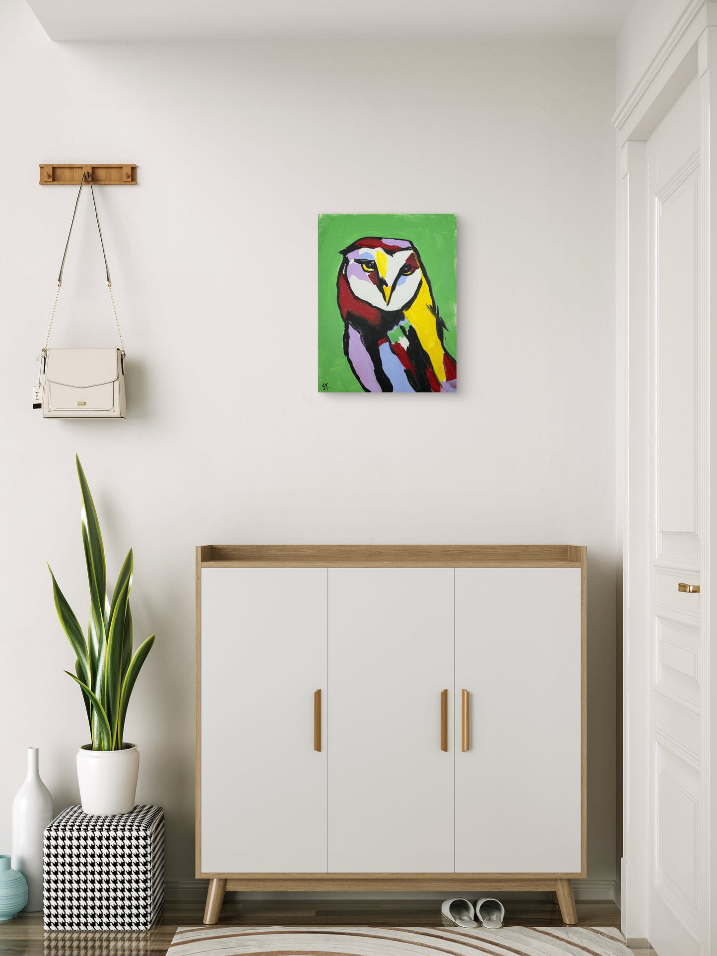 The Owl Declined to Explain — 11x14 in.
