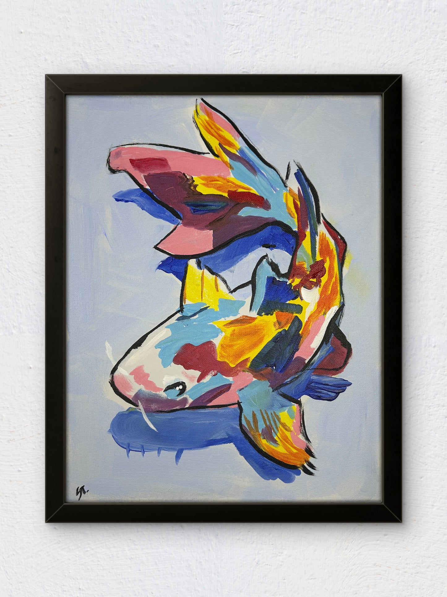 The Fish Had Somewhere to Be — 11x14 in.