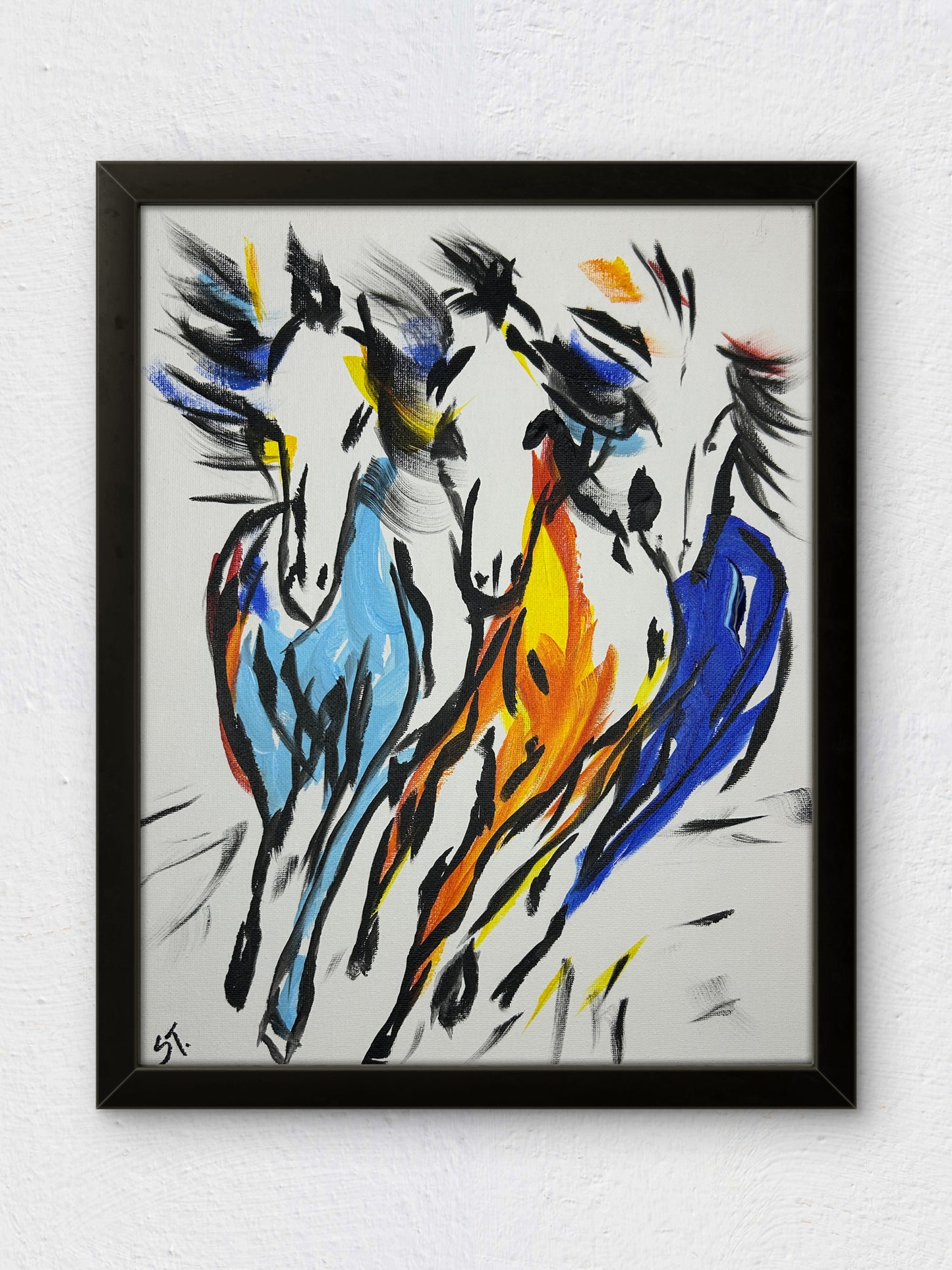 They Weren't Slowing Down — 11x14 in.