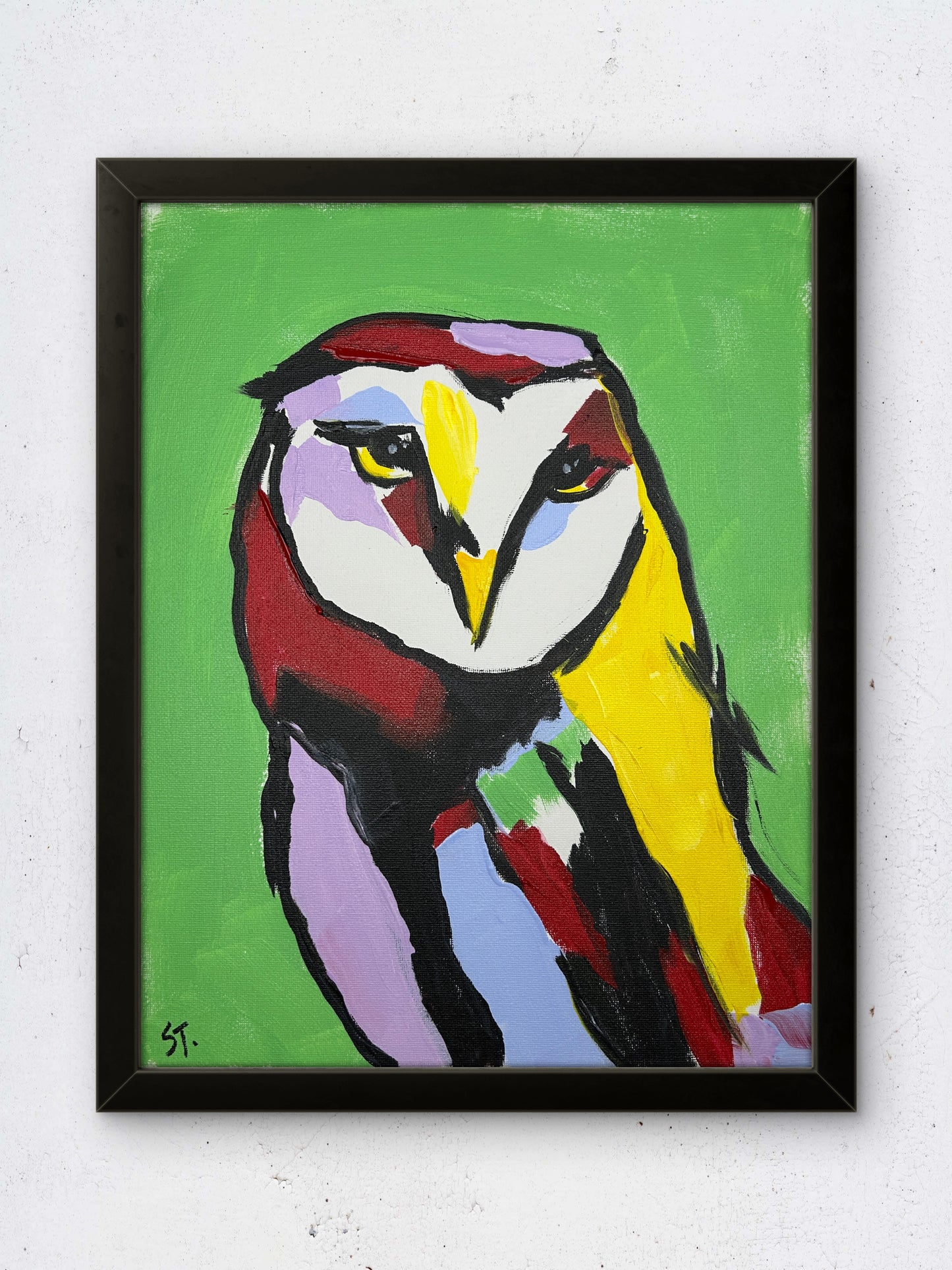 The Owl Declined to Explain — 11x14 in.