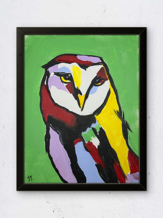 The Owl Declined to Explain — 11x14 in.