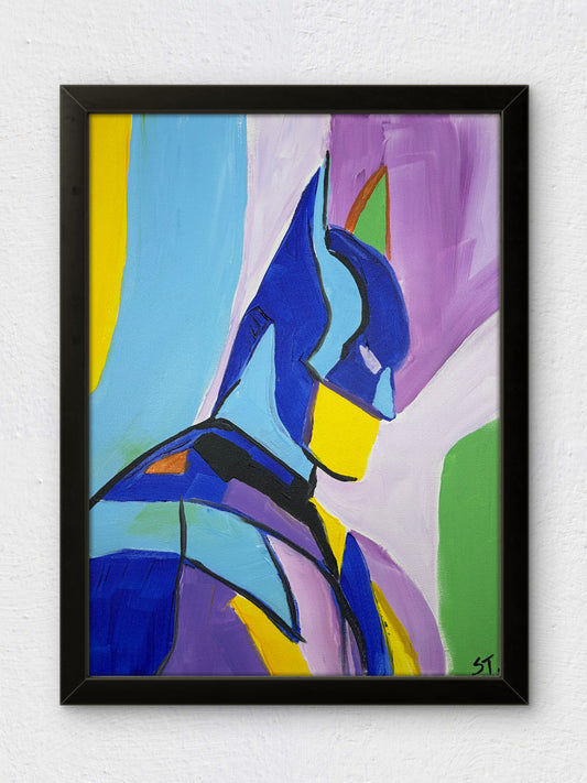 Neon Batman — 12x16 in.