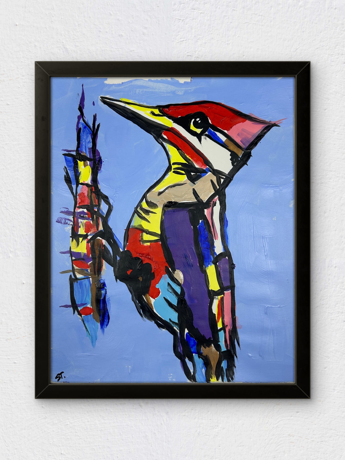 The Persistent Red Head — 11x14 in.