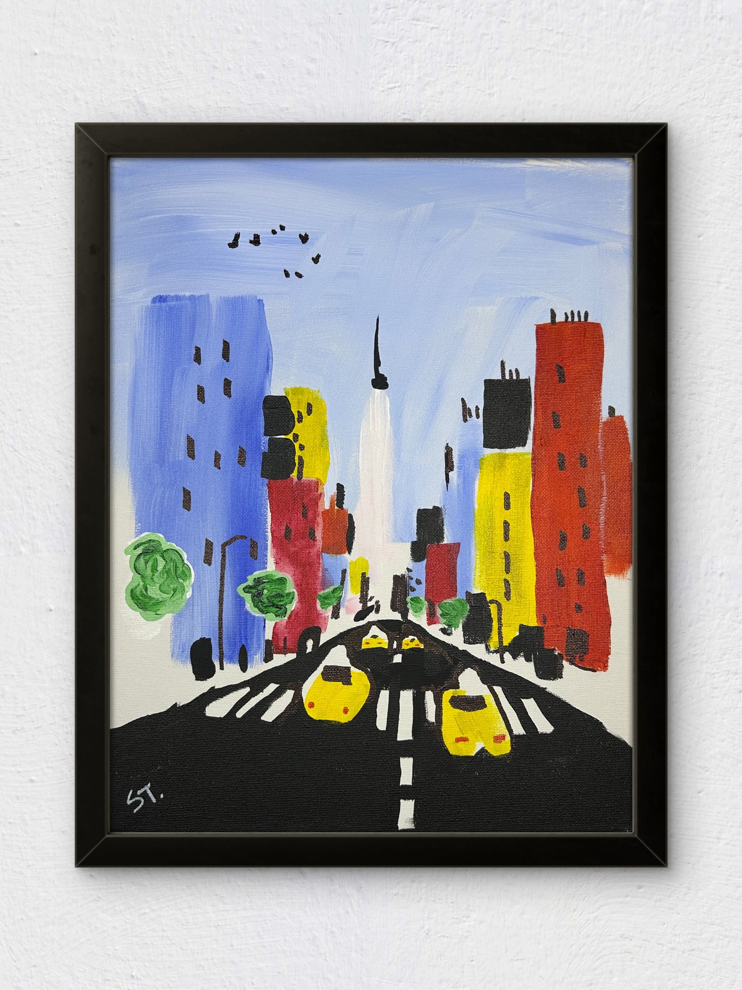 Midtown, More or Less — 11x14 in.