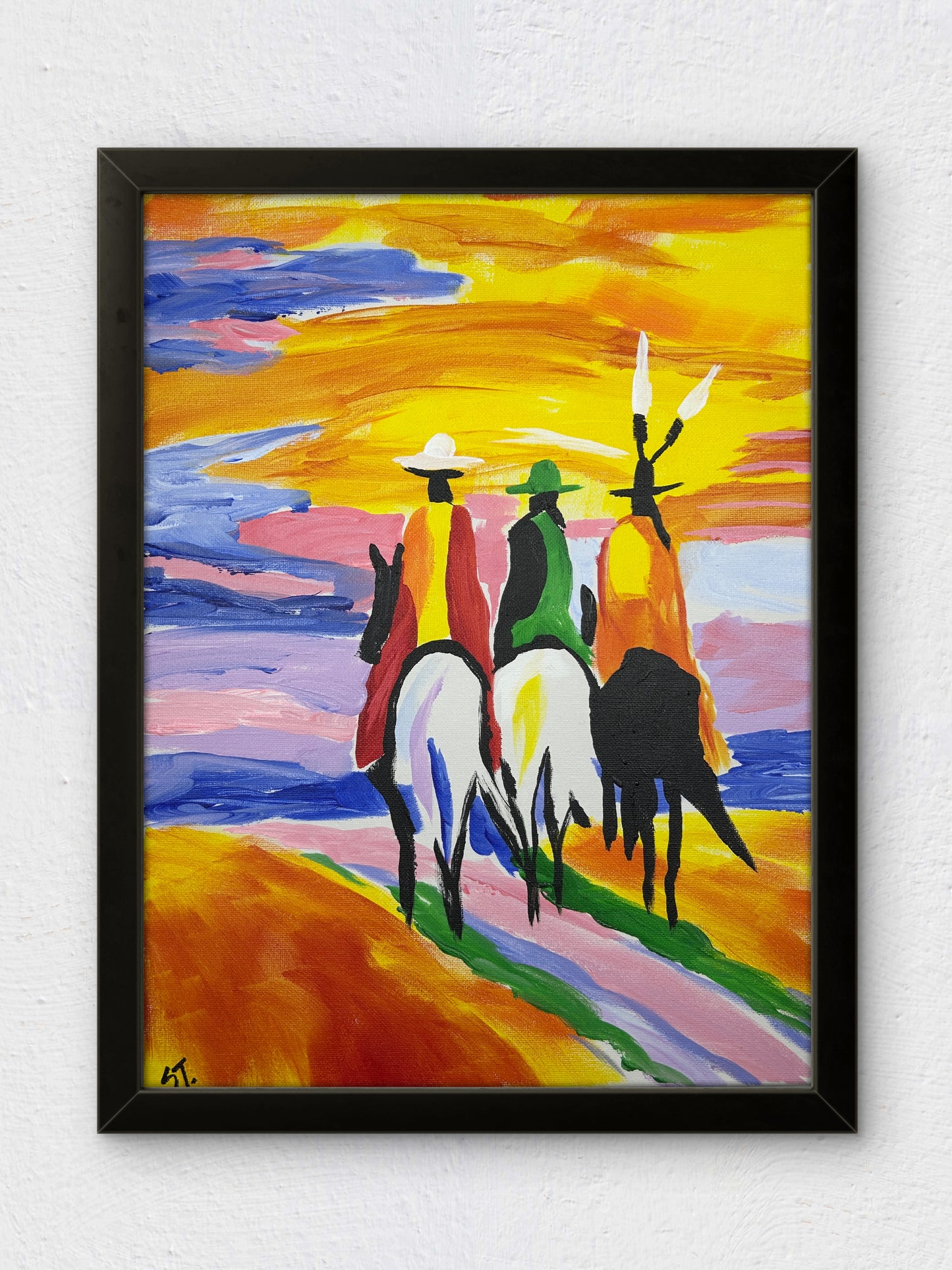 Three Amigos — 12x16 in.