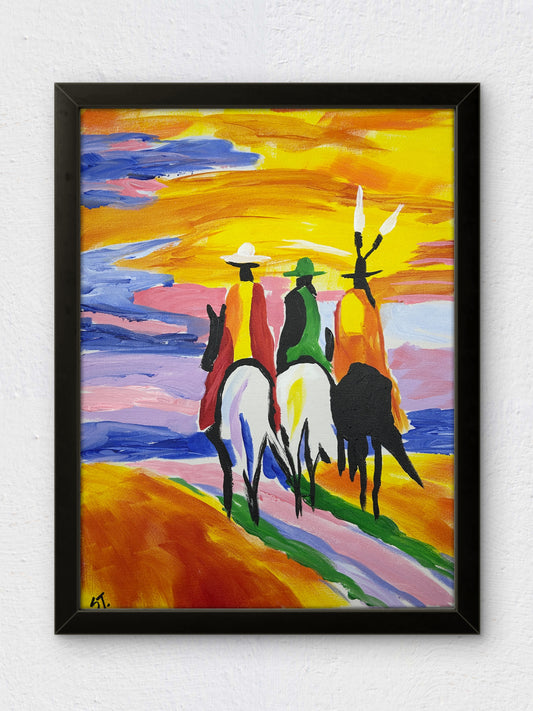 Three Amigos — 12x16 in.