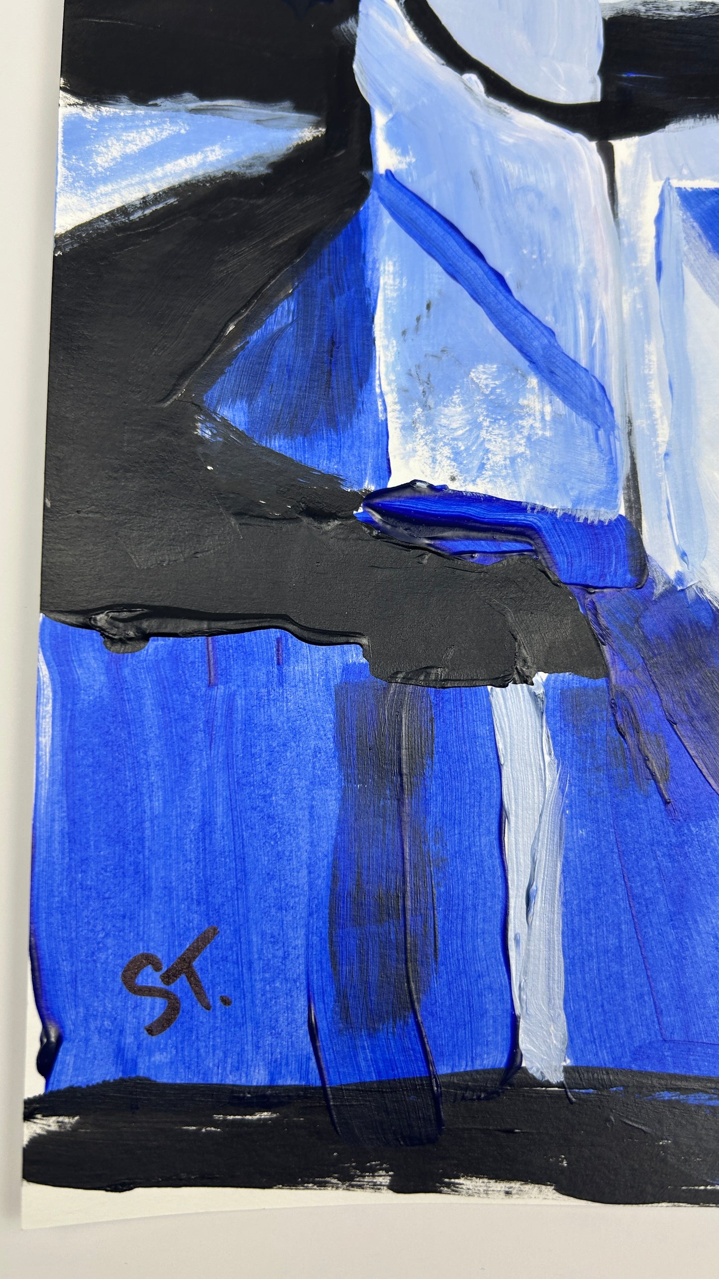 Woman in Blue — 11×14 in.