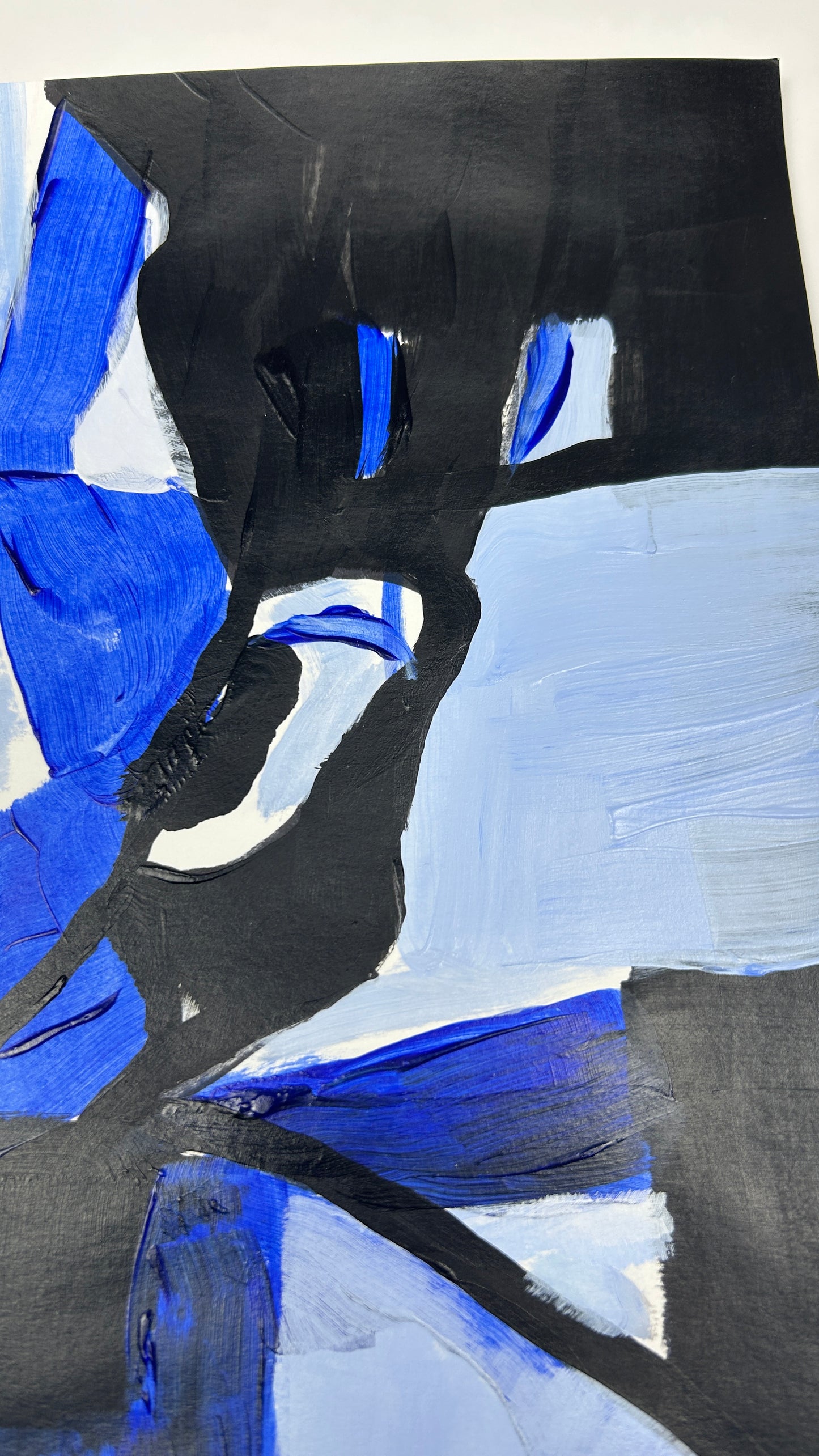 Woman in Blue — 11×14 in.