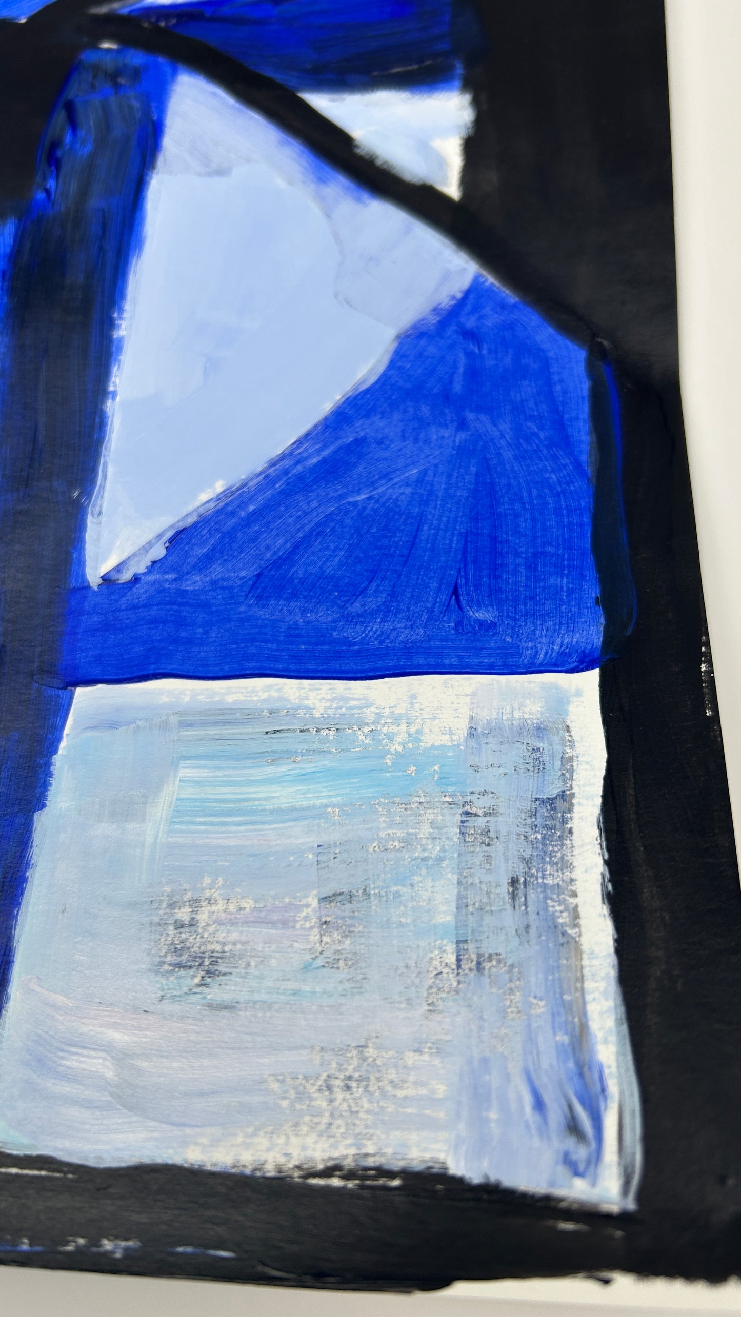Woman in Blue — 11×14 in.