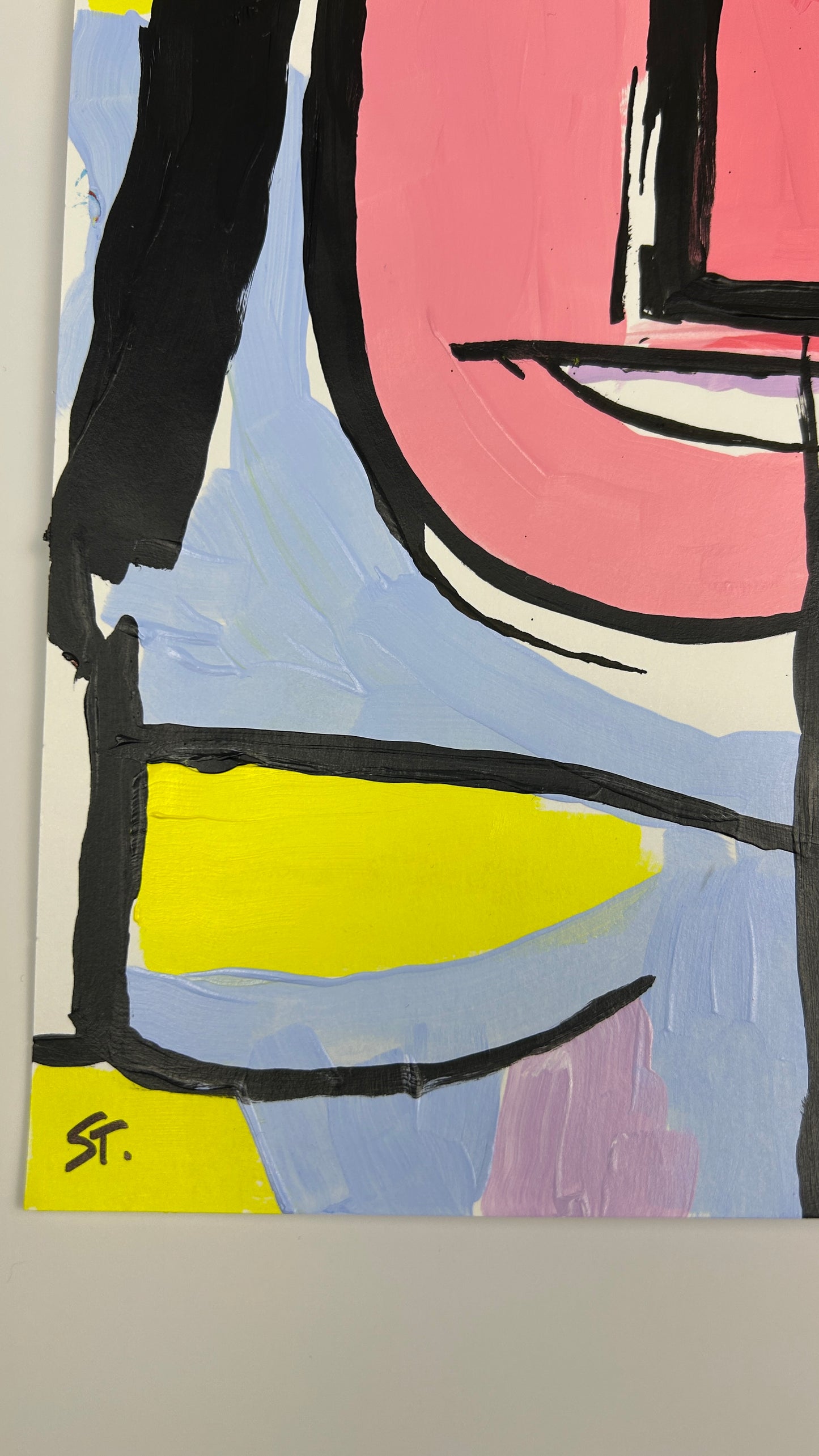 He Was Right There — 14x11 in.