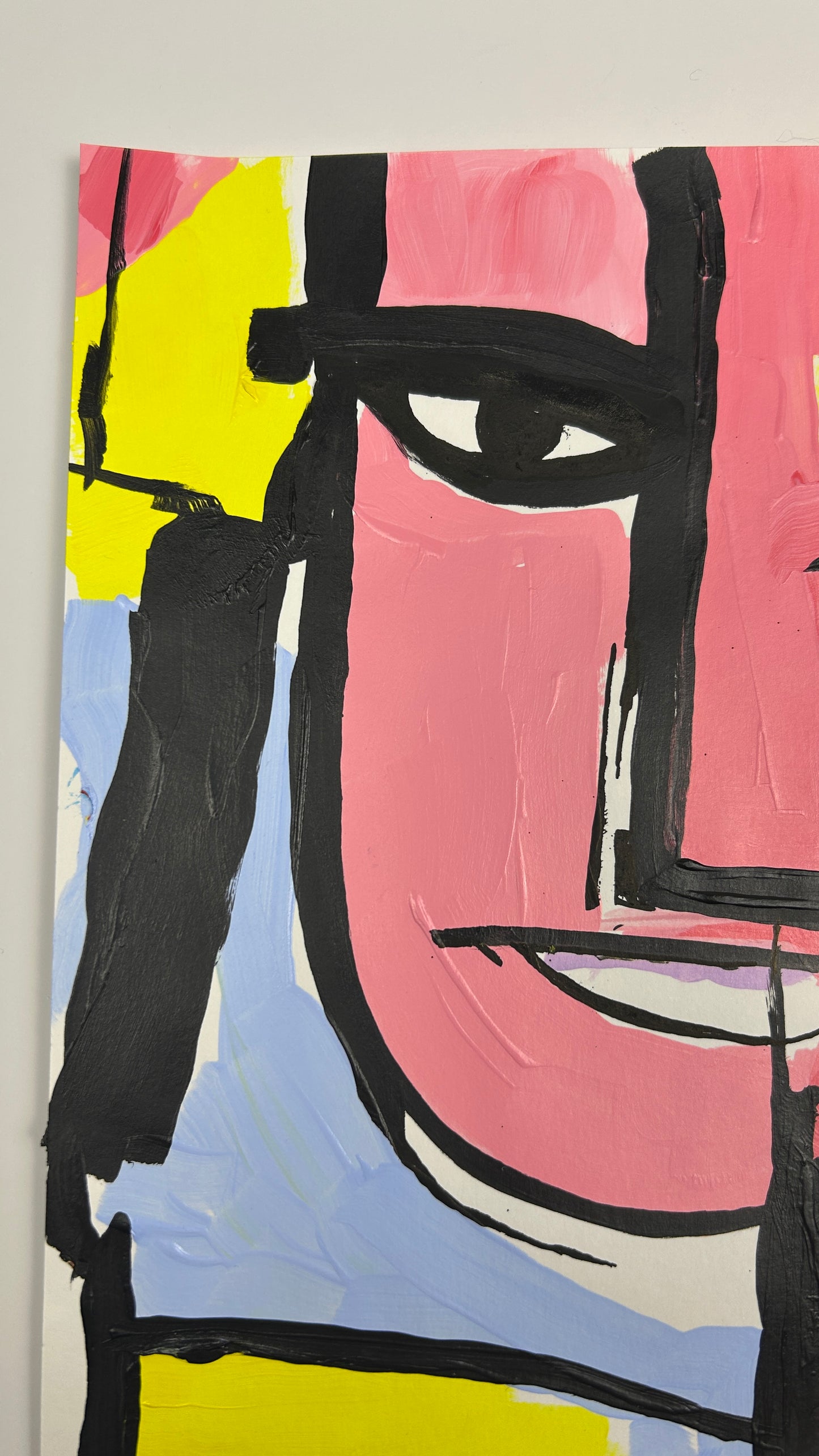 He Was Right There — 14x11 in.