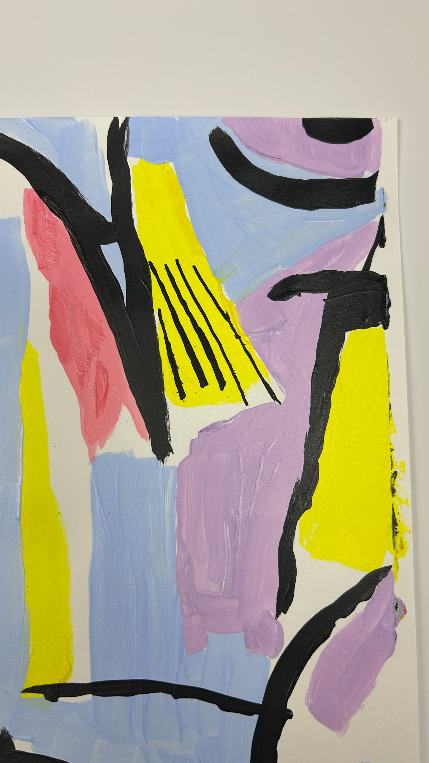 He Was Right There — 14x11 in.