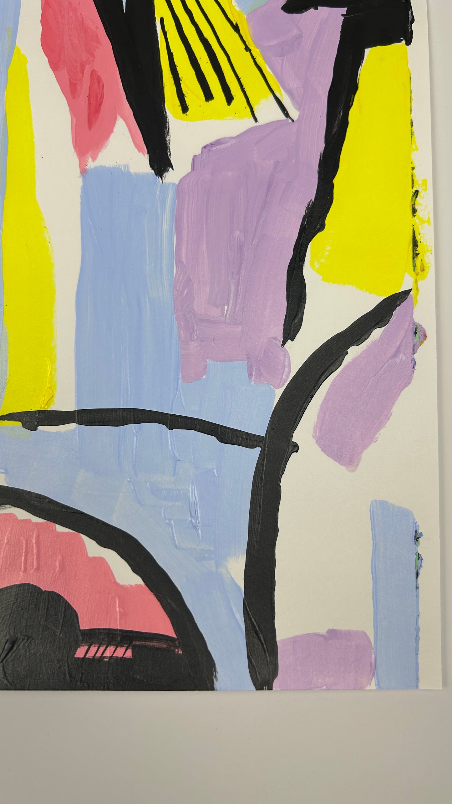 He Was Right There — 14x11 in.