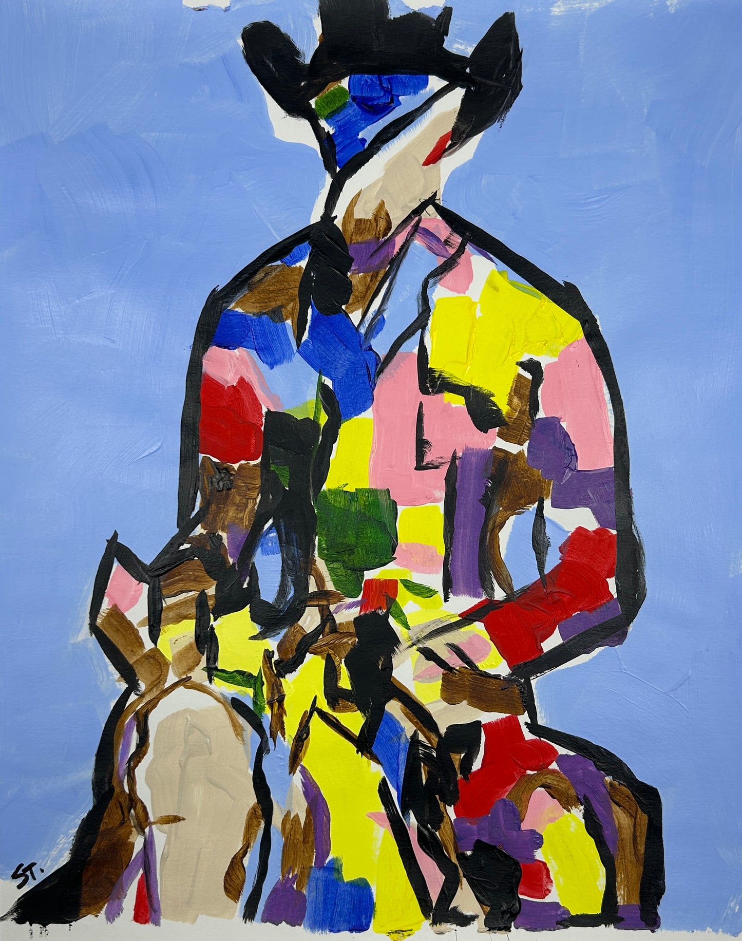This Is a Cowboy — 11x14 in.