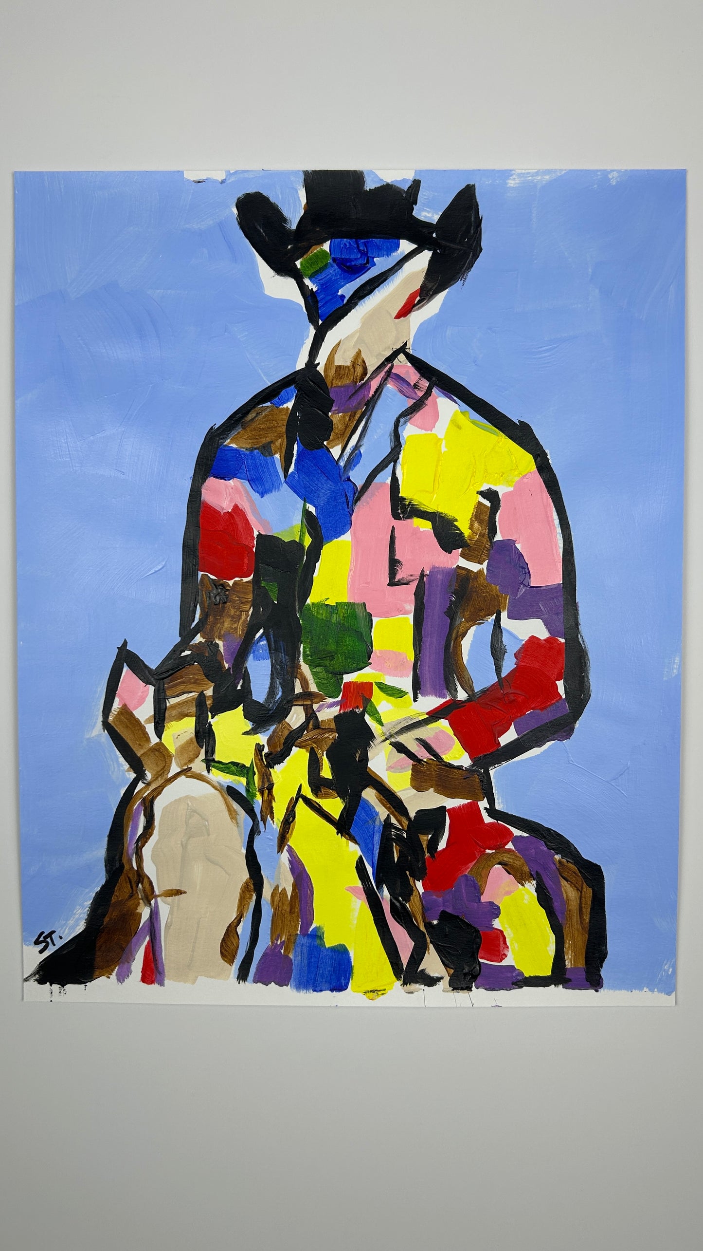 This Is a Cowboy — 11x14 in.