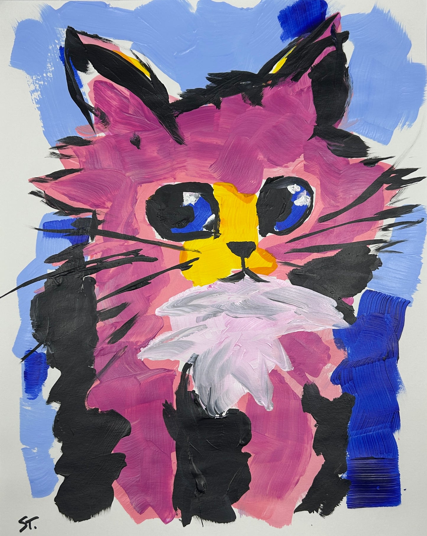 The Cat That Got Everything — 11x14 in.